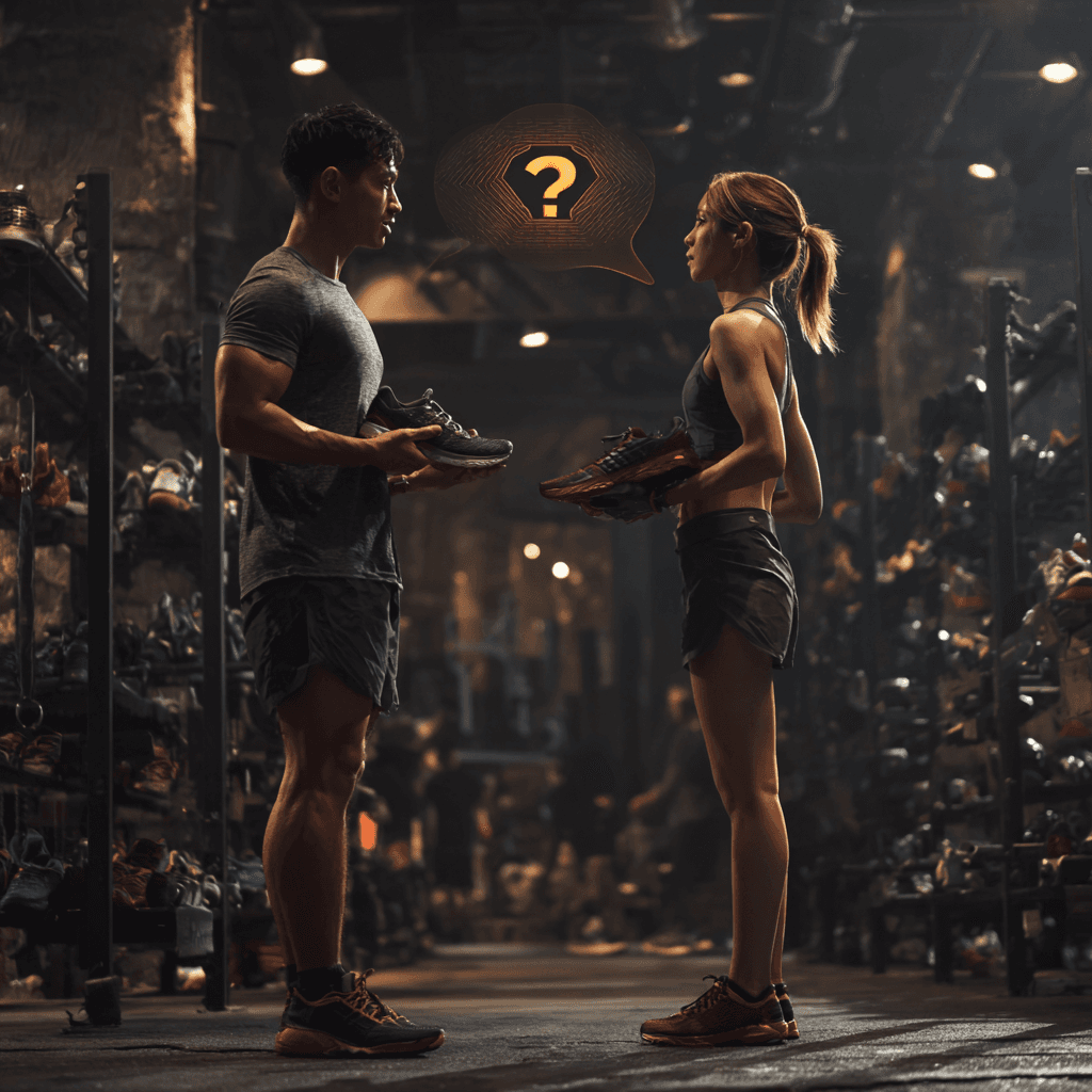 Runners confused about shoe choice