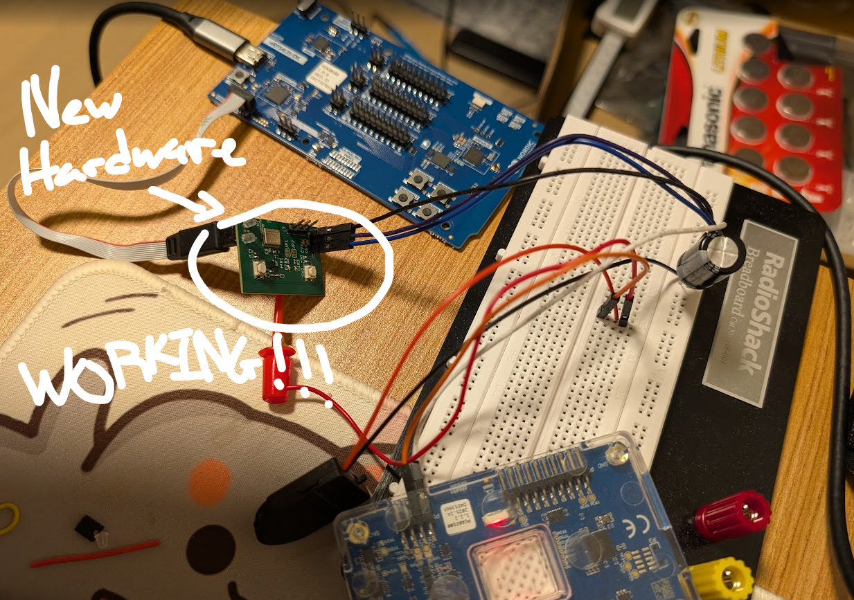The new v0.2 hardware, up and running